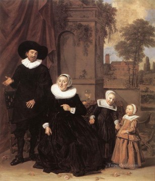 Frans Hals Painting - Family Portrait Dutch Golden Age Frans Hals